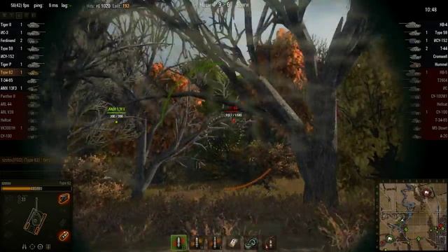 WOT: Хайвей - Type 62 - 3 фрага смотреть онлайн