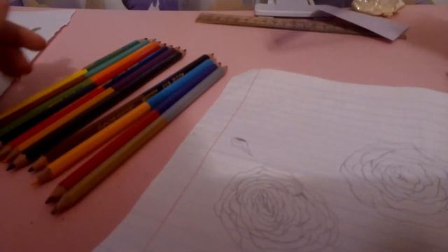 Как нарисовать розы за 10 минут смотреть онлайн