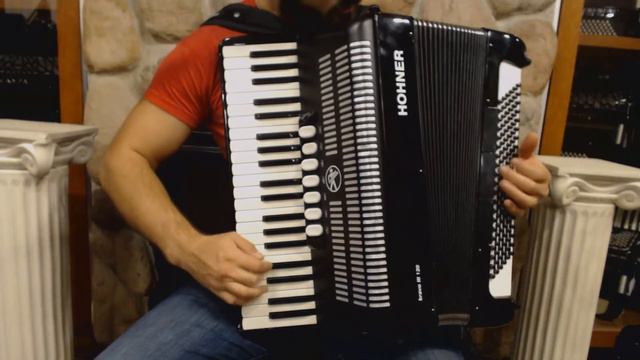 5946 - Black Hohner Bravo III Piano Accordion LMM 41 120 $1499 смотреть онлайн