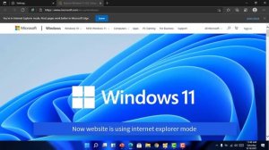To install internet explorer windows 11| enable internet explorer Mode on windows 11
