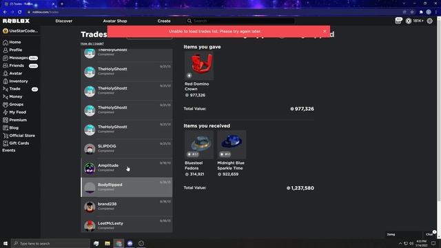 Looking at BIG Old Roblox Trades!! смотреть онлайн