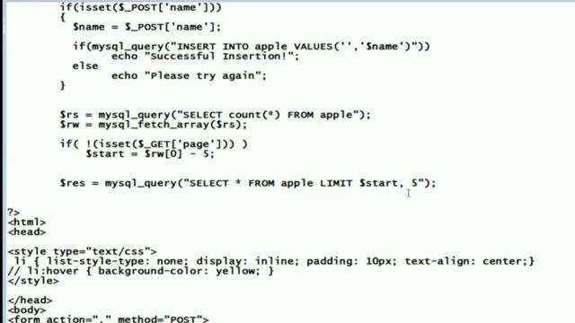 Simple - Basic Pagination - Navigation- PHP & MySQL смотреть онлайн