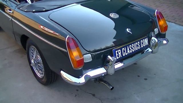 MG B MGB Cabriolet 1979 British Racing Green Black - www.ERclassics.com смотреть онлайн