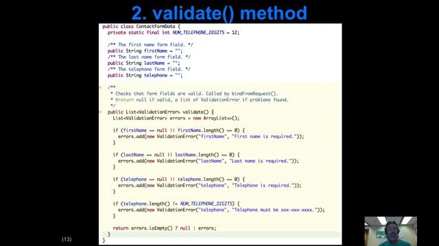 Introduction to Play form validation смотреть онлайн