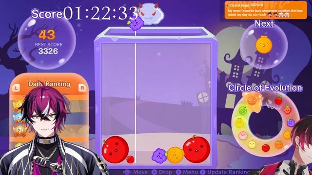 SUIKA BATSU BATTLE WITH DOPPIO DROPSCYTHE 【Watermelon Game ?スイカゲーム】【NIJISANJI EN | Ver Vermillion】 смотреть онлайн