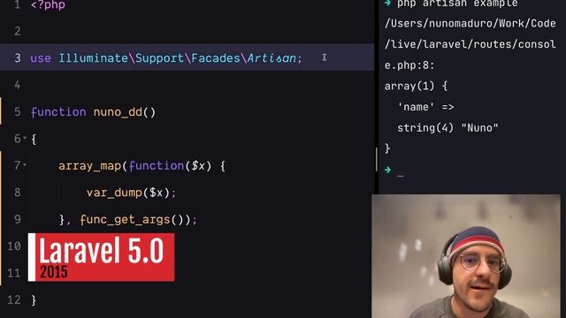 The History of Laravel's dd() смотреть онлайн