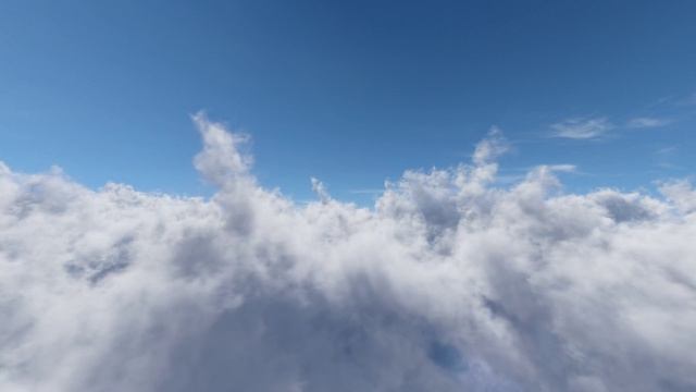 Бесплатный Футаж Облака - Полёт над облаками. Бесконечный цикл. Бесконечный цикл смотреть онлайн