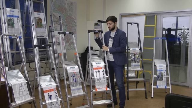 немецкие стремянки Krause / 7 моделей от бытового до профессионального использования смотреть онлайн