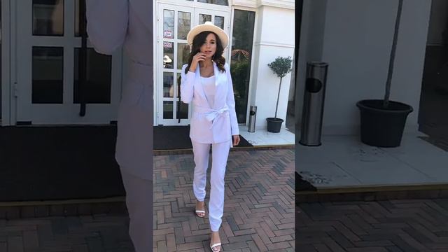 TM Domenica | Роскошный белый костюм смотреть онлайн