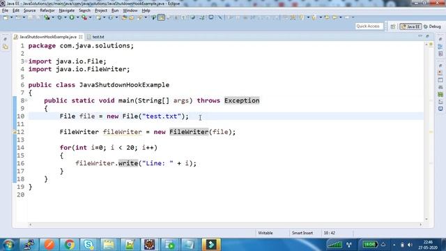 Best way to perform resource clean up | Java Shutdown hook Example смотреть онлайн
