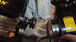 Замена ремня шнека Champion ST656