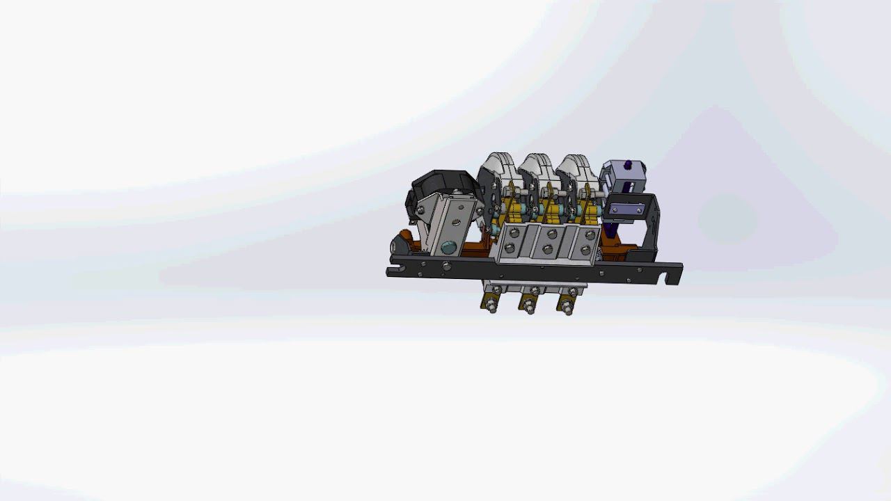 Контактор КТ. 3D модель