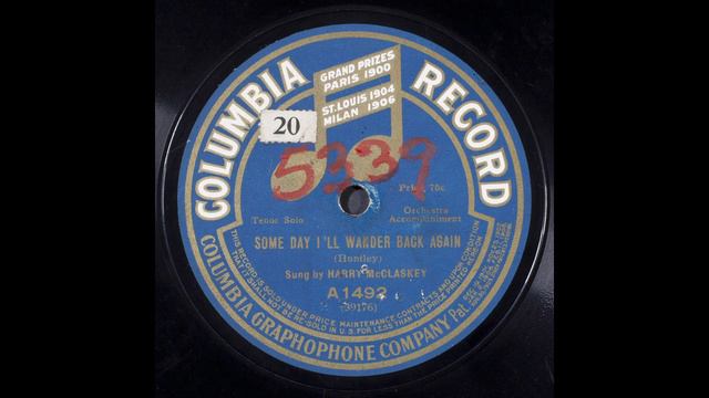 Some Day I'll Wander Back Again - Henry Burr (1914) смотреть онлайн