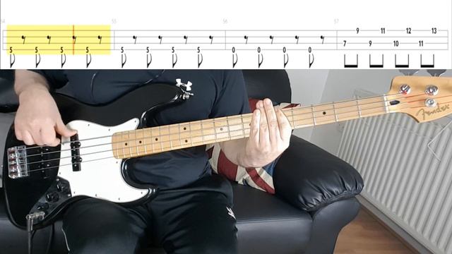 Blondie - Heart Of Glass - Bass cover with tabs смотреть онлайн