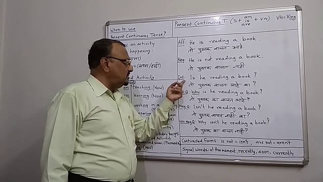 Present Continuous Tense with Hemant Sir (English to Marathi) Spoken English Session 4 смотреть онлайн
