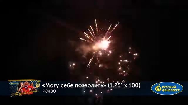 Могу себе позволить… P8480 (1,25 х 100 ) салют ТМ Русский Фейерверк смотреть онлайн
