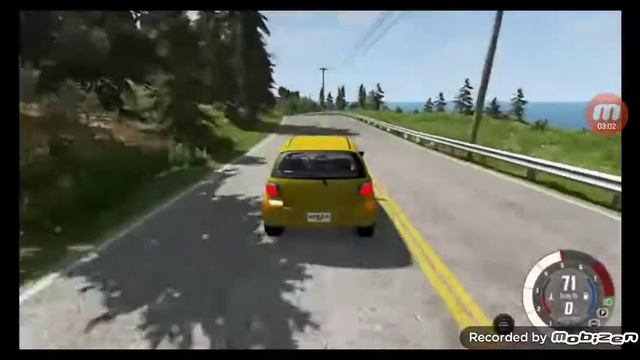 Beamng drive mod: Toyota Vitz 1999 5 Door-car show test and crash смотреть онлайн