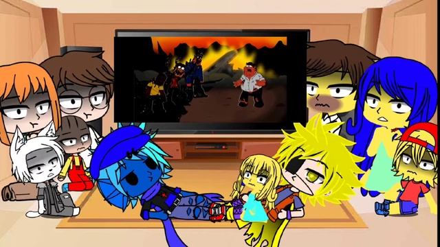 the Griffin family and the simpsons *+ 2 special guests* react to [aftermath and funny] смотреть онлайн