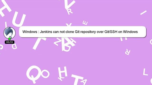Windows : Jenkins can not clone Git repository over Git/SSH on Windows смотреть онлайн