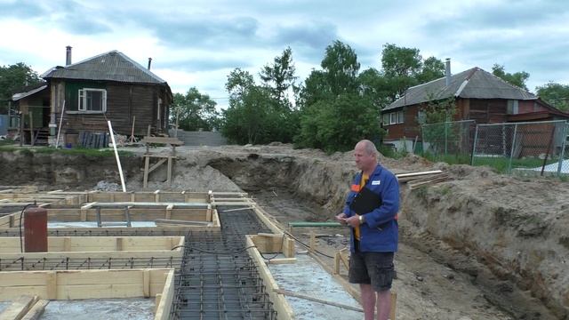 Строительство фундаментов на болотистой местности. Часть первая. смотреть онлайн