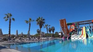 ТУРЦИЯ. Отель Haydarpasha Palace 5*. ОБЗОР - бассейны и горки водные. Часть 12