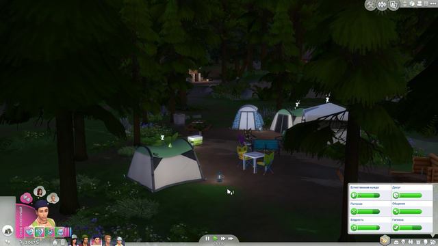The Sims 4 На работу! #25 Лесные призраки :О смотреть онлайн