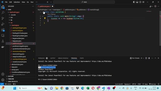 Palindrome program in java | Palindrome number in java | Placement Course смотреть онлайн