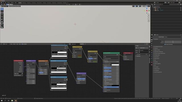 Процедурный материал в Blender 3d (ржавчина под краской) 2.9 PBR in blender [blender 3d уроки] смотреть онлайн