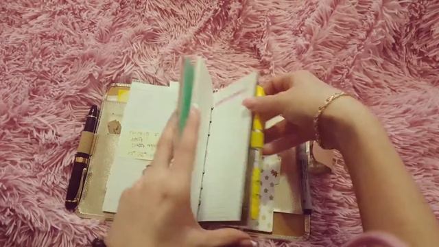 My Filofax FILOFAX Saffiano Gold Decoration And Setup Original Filofax