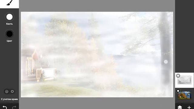 PhotoShop Touch (Туман и Деревья) смотреть онлайн