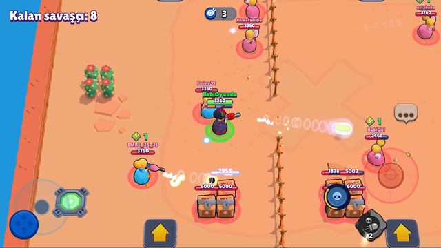 YUH AYNISI! GERÇEK AMONG US BRAWL STARS HARİTASI 😳 смотреть онлайн