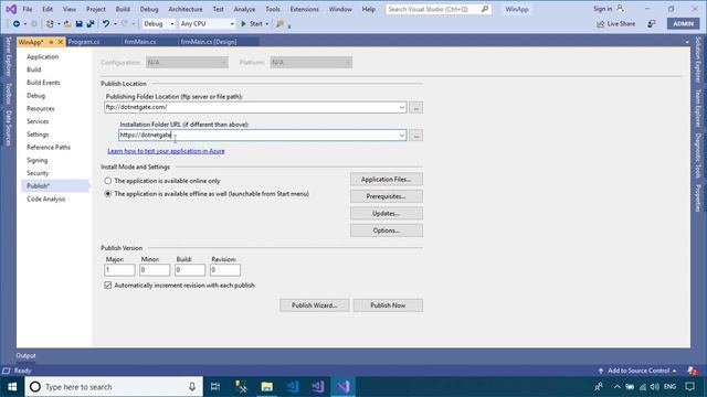 How to Create Setup exe in Visual Studio 2019 using ClickOnce | FoxLearn смотреть онлайн