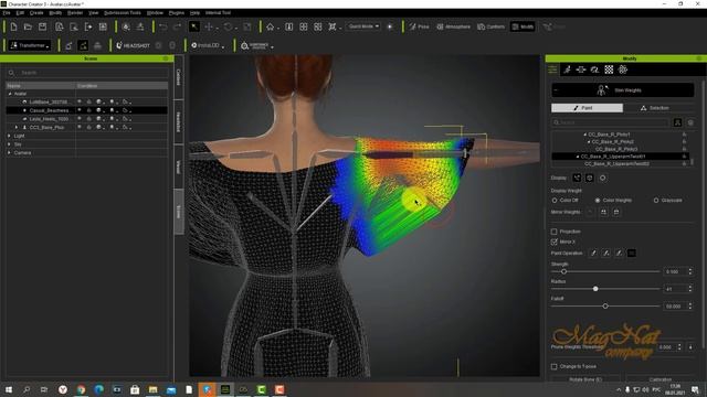 iClone 7 Уроки от MagNat Урок 159 исправляем недочеты переноса платья из DAZ смотреть онлайн
