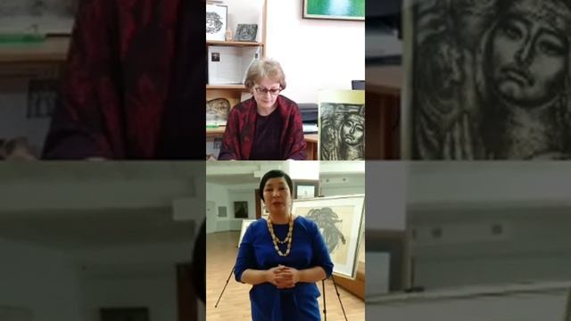 Онлайн-встреча в прямом эфире с искуствоведом Кадыркуловой Дамели Жарыгеновной. смотреть онлайн