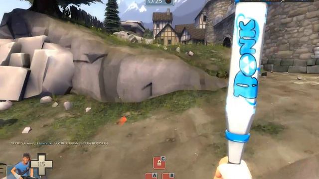 Team Fortress 2 обогнуть елку за 7 секунд, смотреть онлайн