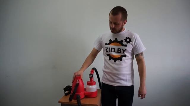 Обзор электрического краскораспылителя HVLP типа DP-6152 смотреть онлайн