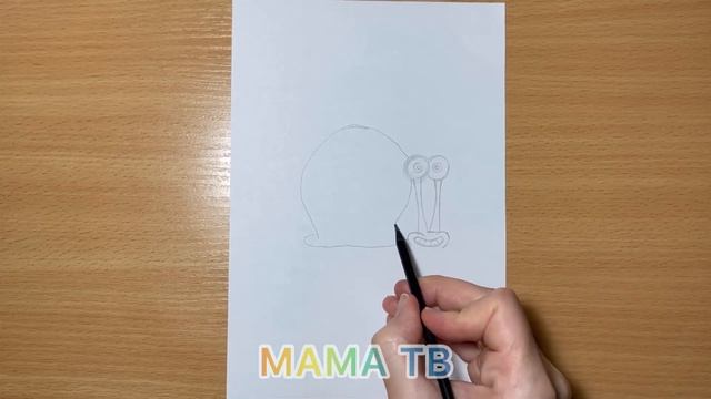 Как нарисовать Гэри из Спанч Боба / How To Draw Gary From SpongeBob SquarePants смотреть онлайн