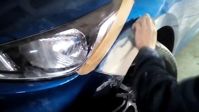 покраска с переходом Hyundai Solaris смотреть онлайн