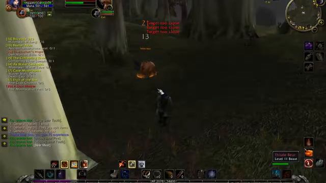 Elysium Vanilla wow lvling ArthiuX lvl 15 Hunter!!! смотреть онлайн