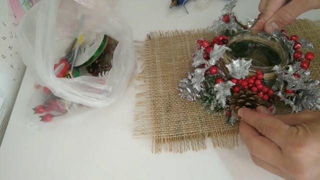 ?️?☃️Новогодний декор. подсвечник своими руками Свеча.?❄️☃️?️?? смотреть онлайн
