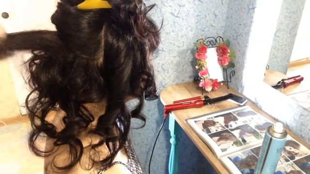 НЕБРЕЖНЫЙ ПУЧОК ИЗ ЛОКОНОВ./ Hairdo Tutorial For Long Hair. /Niedbałe Uczesanie.  LOZNITSA