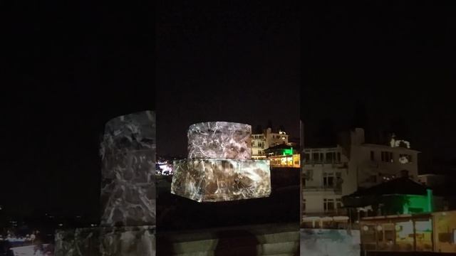 Анталия, световое шоу на башне Хыдырлык смотреть онлайн