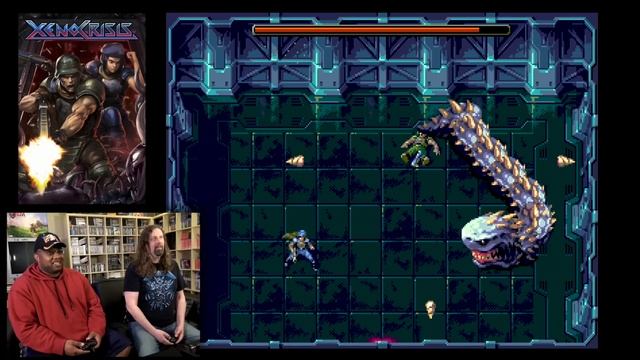 Reggie & I play co-op Xeno Crisis (Sega Genesis) ? Original Top-down shooter! смотреть онлайн