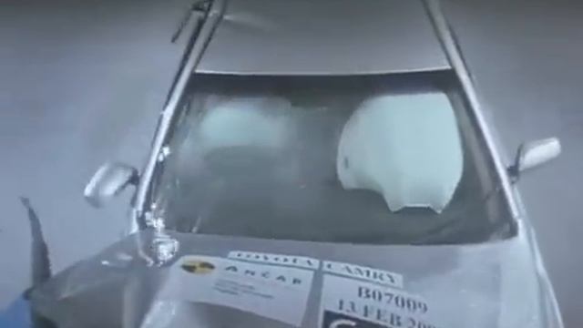 Краш тест Toyota Camry 2006 (2007 ANCAP) смотреть онлайн