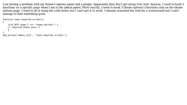 Wordpress: Hook specific functions if on a specific admin page смотреть онлайн