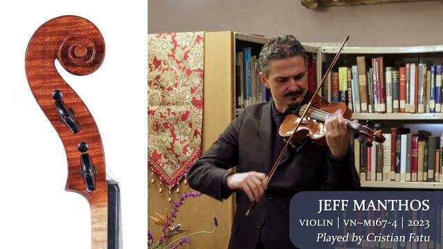 Jeff Lee Manthos violin #94 2023 / Cristian Fatu / at the Metzler Violin Shop смотреть онлайн