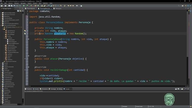 Ejercicio 40 JAVA - ¡HÉROE VS VILLANO! смотреть онлайн