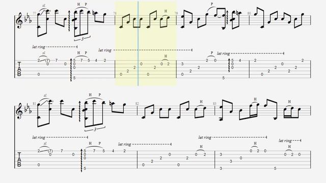 Loreena McKennitt - Skellig TAB - fingerstyle guitar tabs (PDF + Guitar Pro) смотреть онлайн