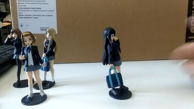Обзор аниме фигурок K-ON -- Набор. смотреть онлайн