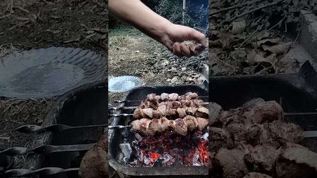 вакуумирование шашлыка часть 2